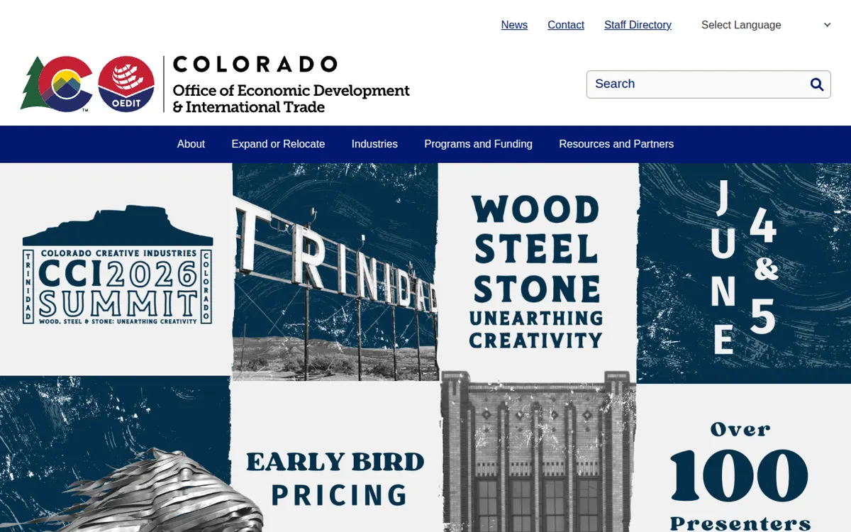 Visit the Colorado Creative Industries Summit website (opens in a new tab)
