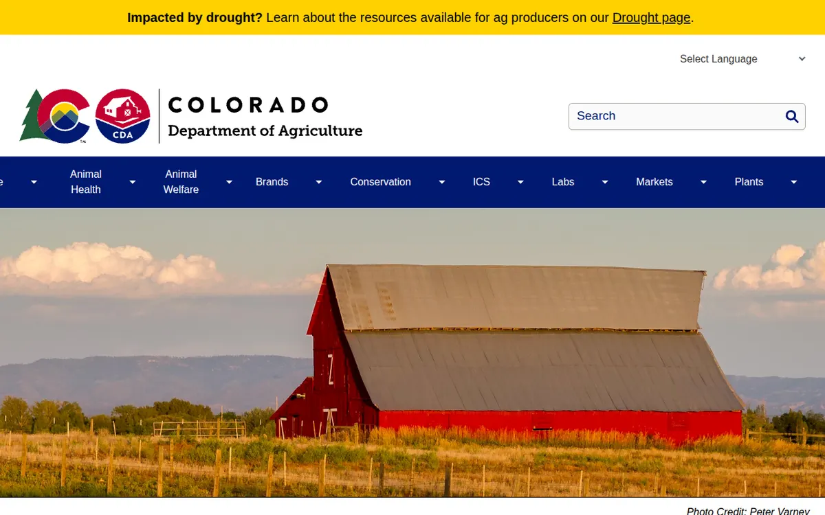 Visit the Colorado Department of Agriculture Markets Division website (opens in a new tab)