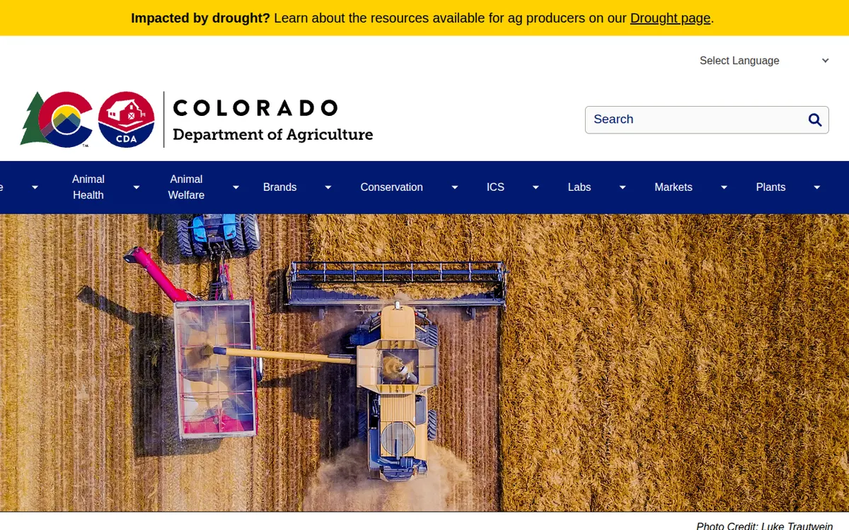 Visit the Colorado Department of Agriculture website (opens in a new tab)