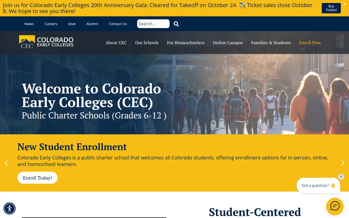 Visit the Colorado Early Colleges (CEC) website (opens in a new tab)