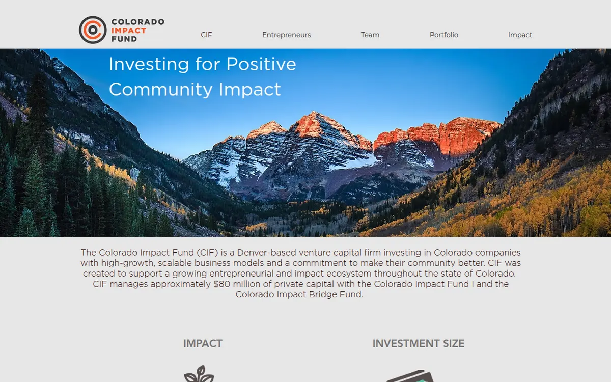 Visit the Colorado Impact Fund website (opens in a new tab)