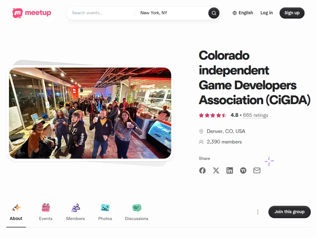 Visit the Colorado Independent Game Developers Association (CiGDA) website (opens in a new tab)