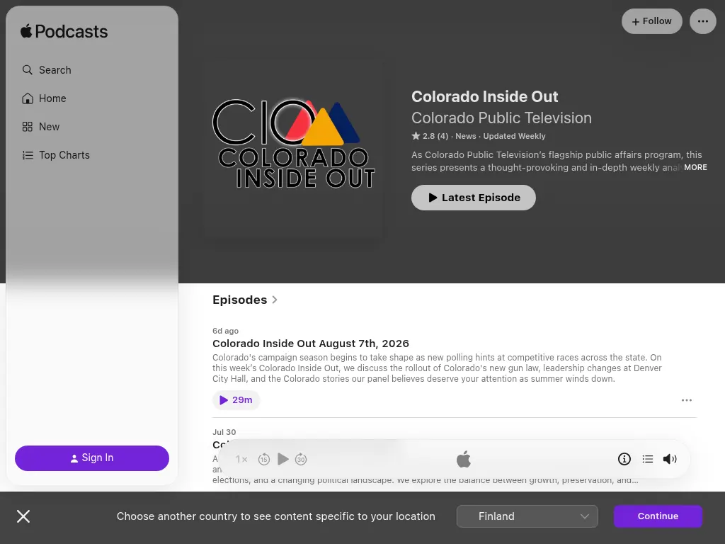Visit the Colorado Inside Out website (opens in a new tab)
