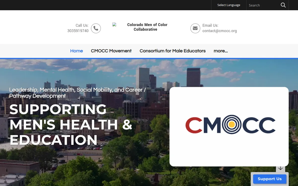 Visit the Colorado Men of Color Collaborative (CMOCC) website (opens in a new tab)