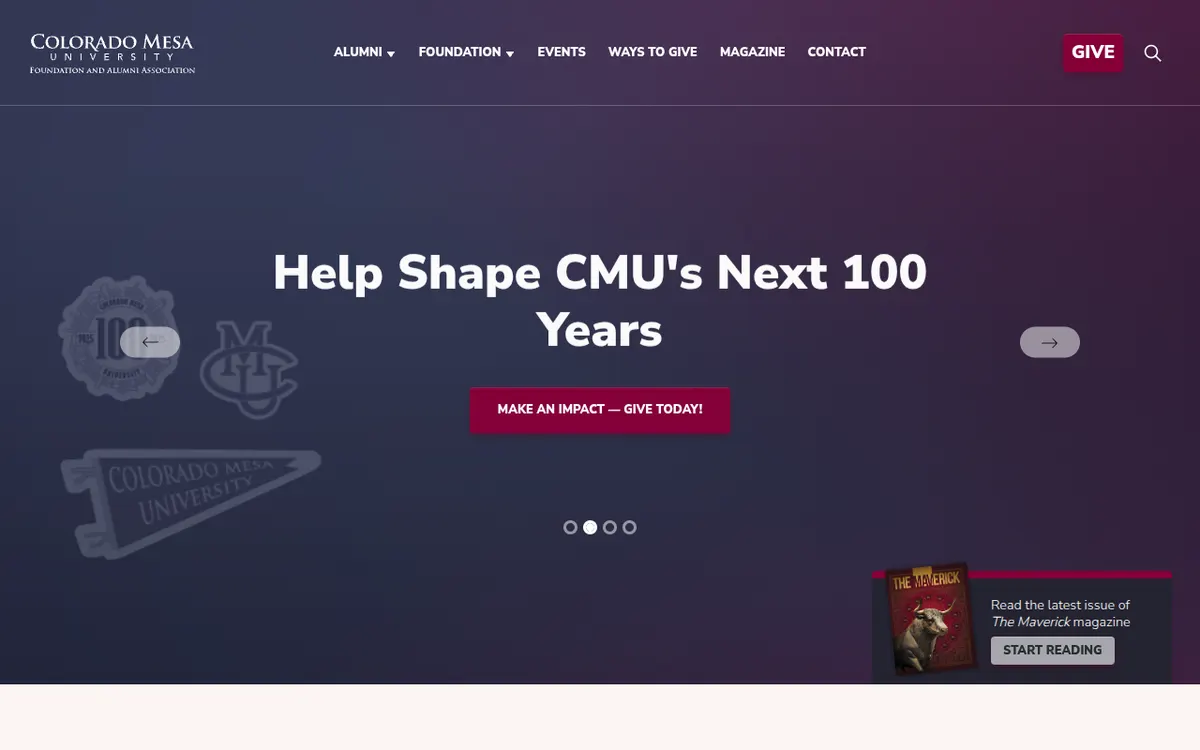 Visit the Colorado Mesa University Foundation website (opens in a new tab)