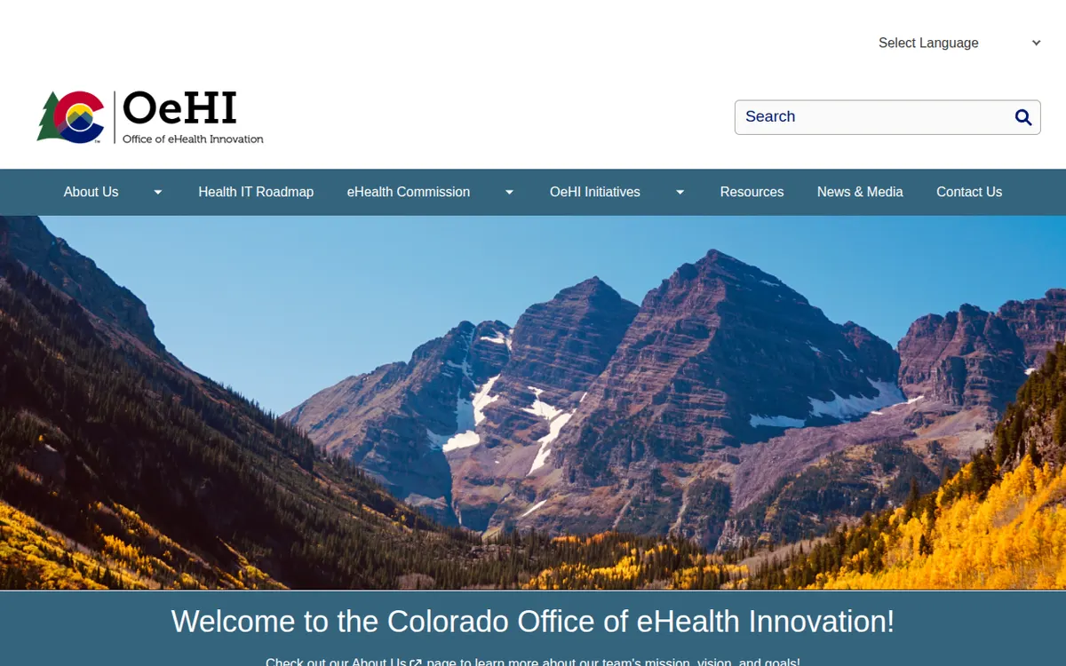 Visit the Colorado Office of eHealth Innovation (OeHI) website (opens in a new tab)