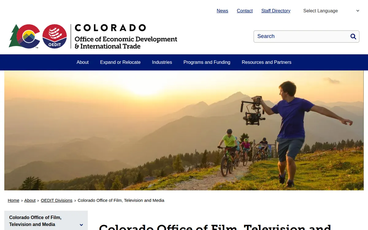 Visit the Colorado Office of Film, Television and Media (COFTM) website (opens in a new tab)