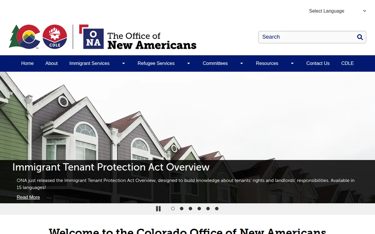 Visit the Colorado Office of New Americans (ONA) website (opens in a new tab)