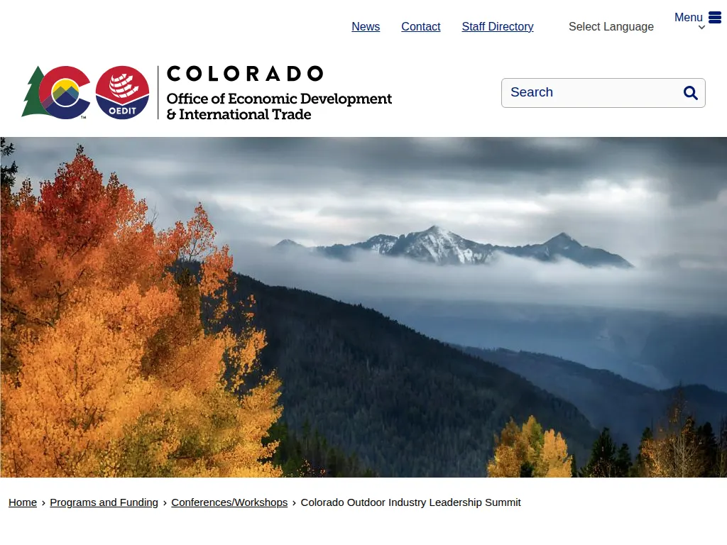 Visit the Colorado Outdoor Industry Leadership Summit (COILS) website (opens in a new tab)