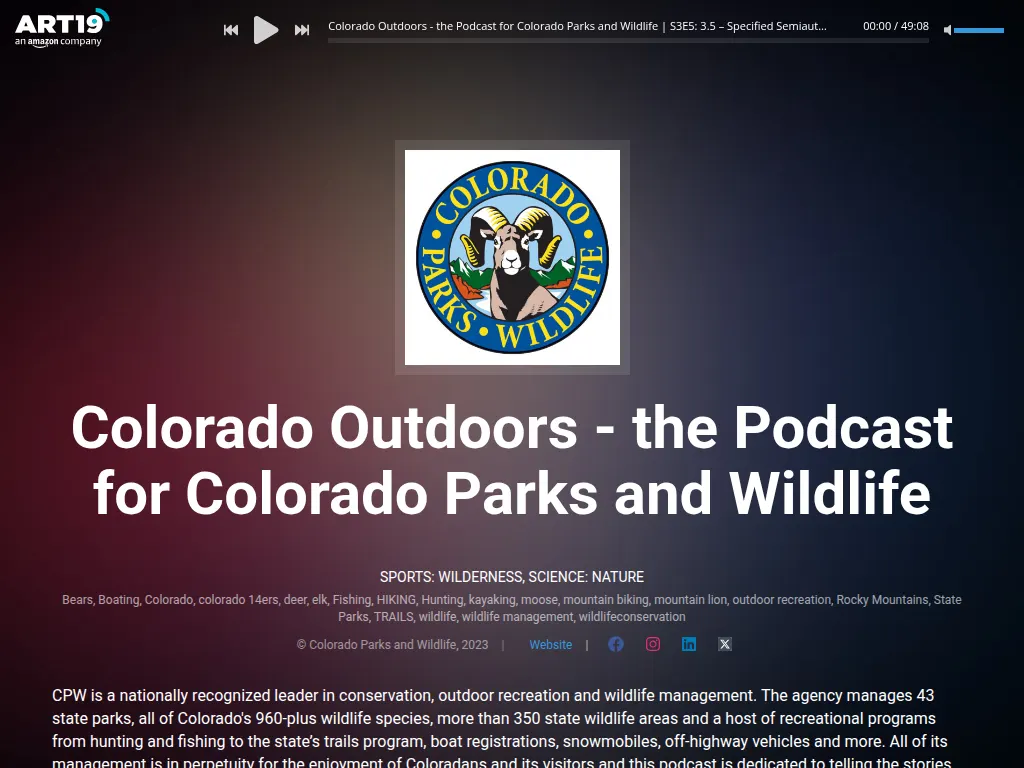 Visit the Colorado Outdoors Podcast website (opens in a new tab)