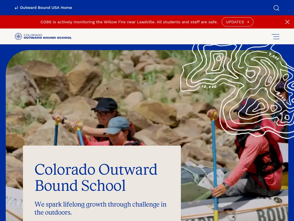 Visit the Colorado Outward Bound School (COBS) website (opens in a new tab)