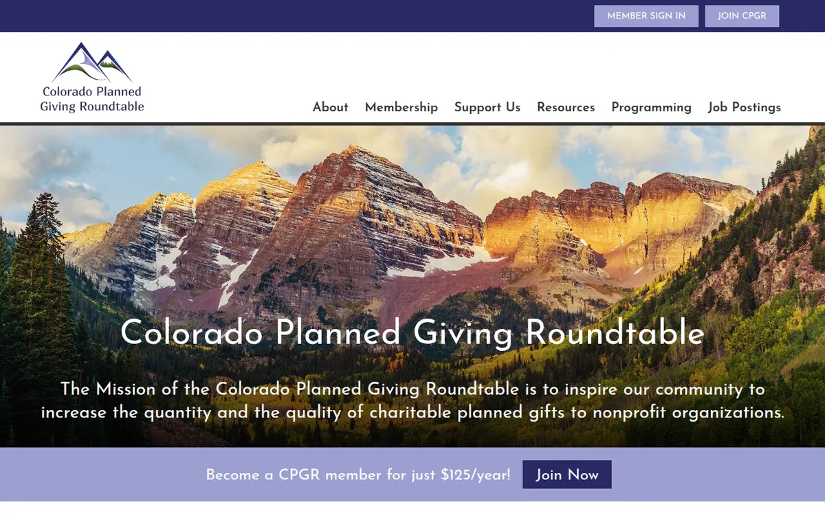 Visit the Colorado Planned Giving Roundtable (CPGR) website (opens in a new tab)