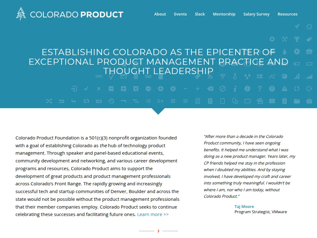 Visit the Colorado Product Foundation website (opens in a new tab)