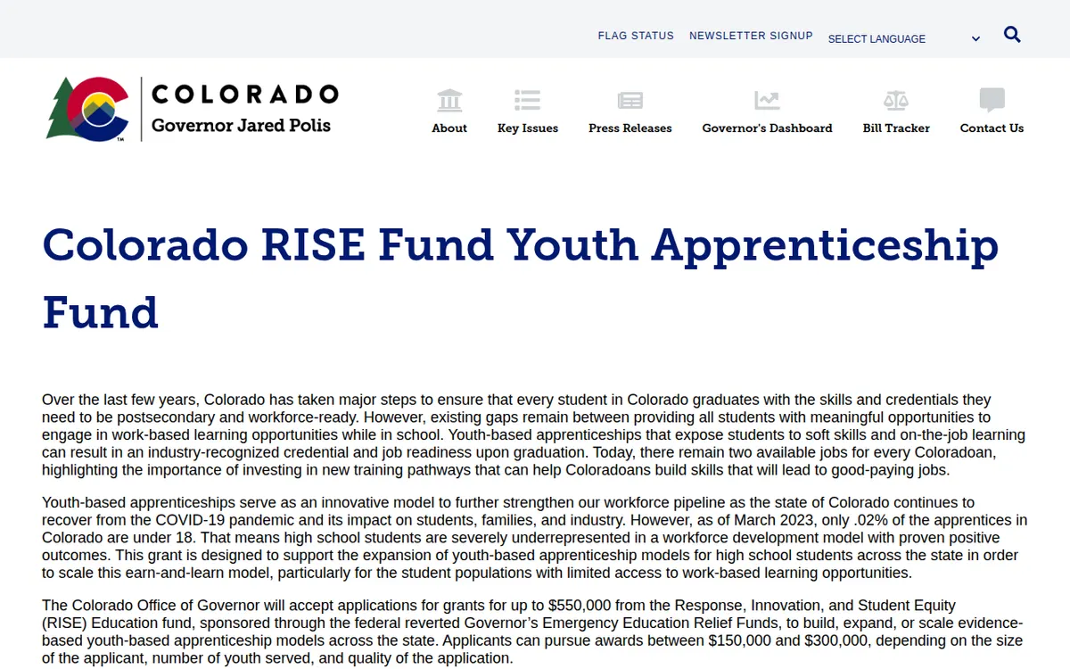 Visit the Colorado RISE Fund website (opens in a new tab)