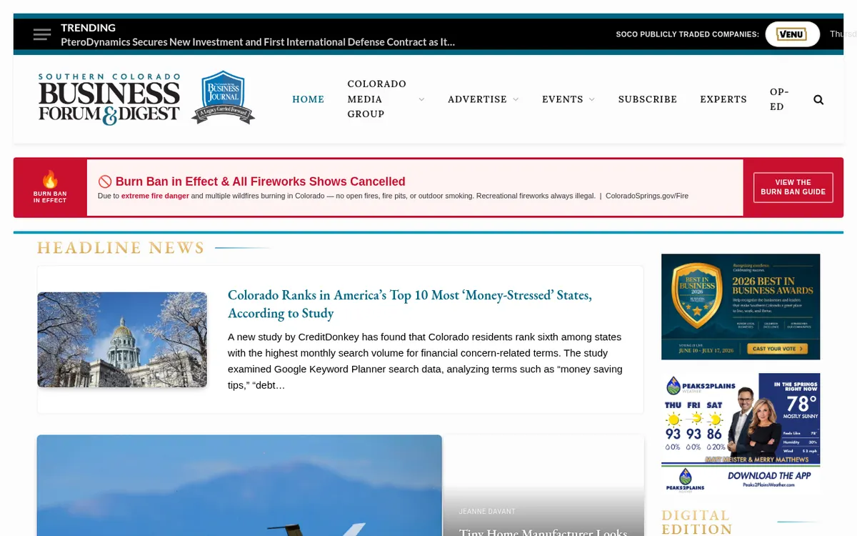 Visit the SoCo Business Digest (formerly CSBJ) website (opens in a new tab)