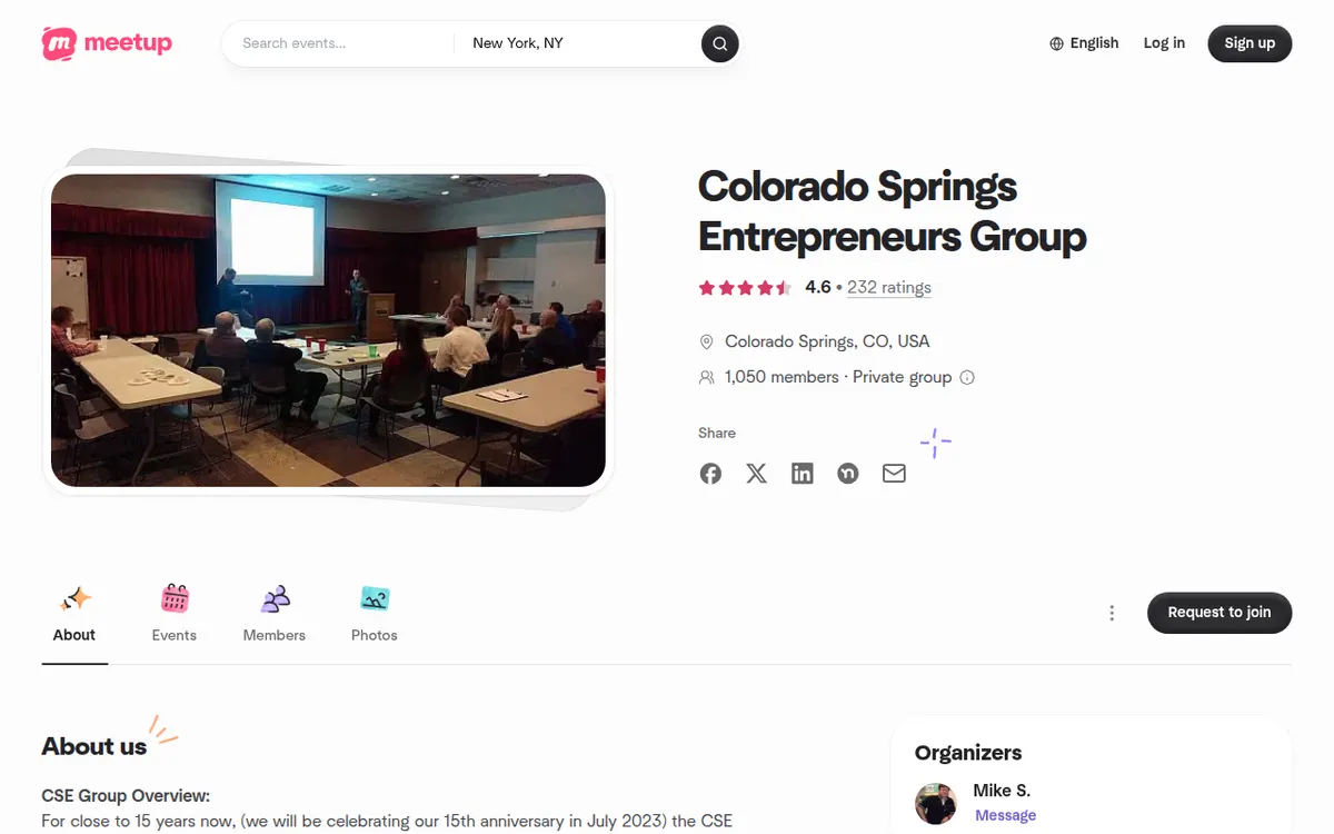 Visit the Colorado Springs Entrepreneurs Group (CSE Group) website (opens in a new tab)