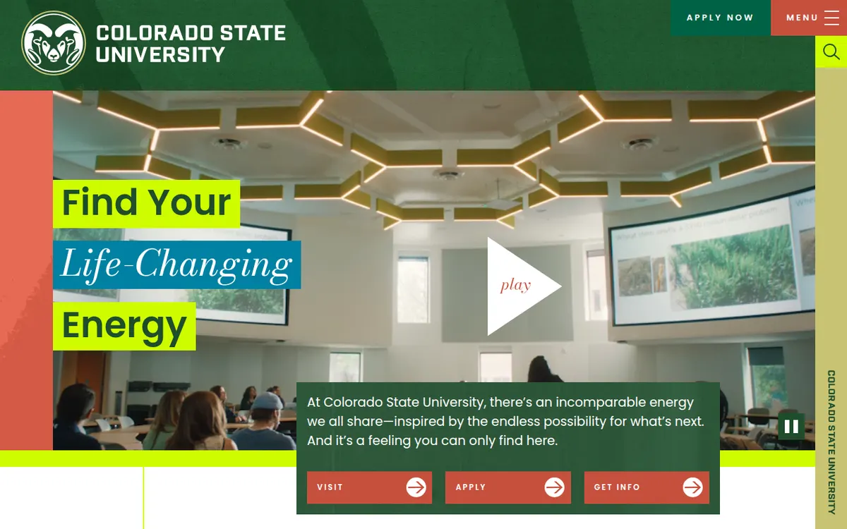 Visit the Colorado State University (CSU) website (opens in a new tab)