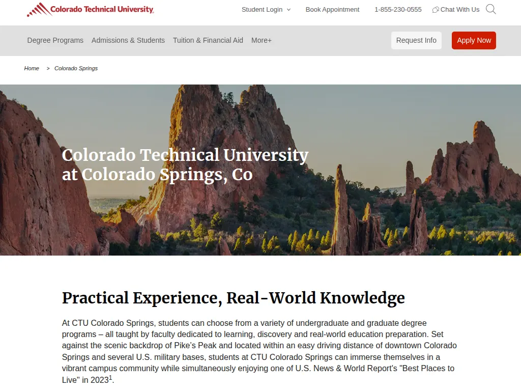 Visit the Colorado Technical University (CTU) website (opens in a new tab)