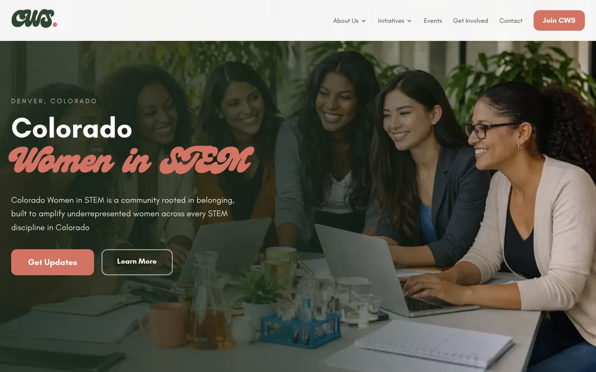 Visit the Colorado Women in STEM (CWS) website (opens in a new tab)