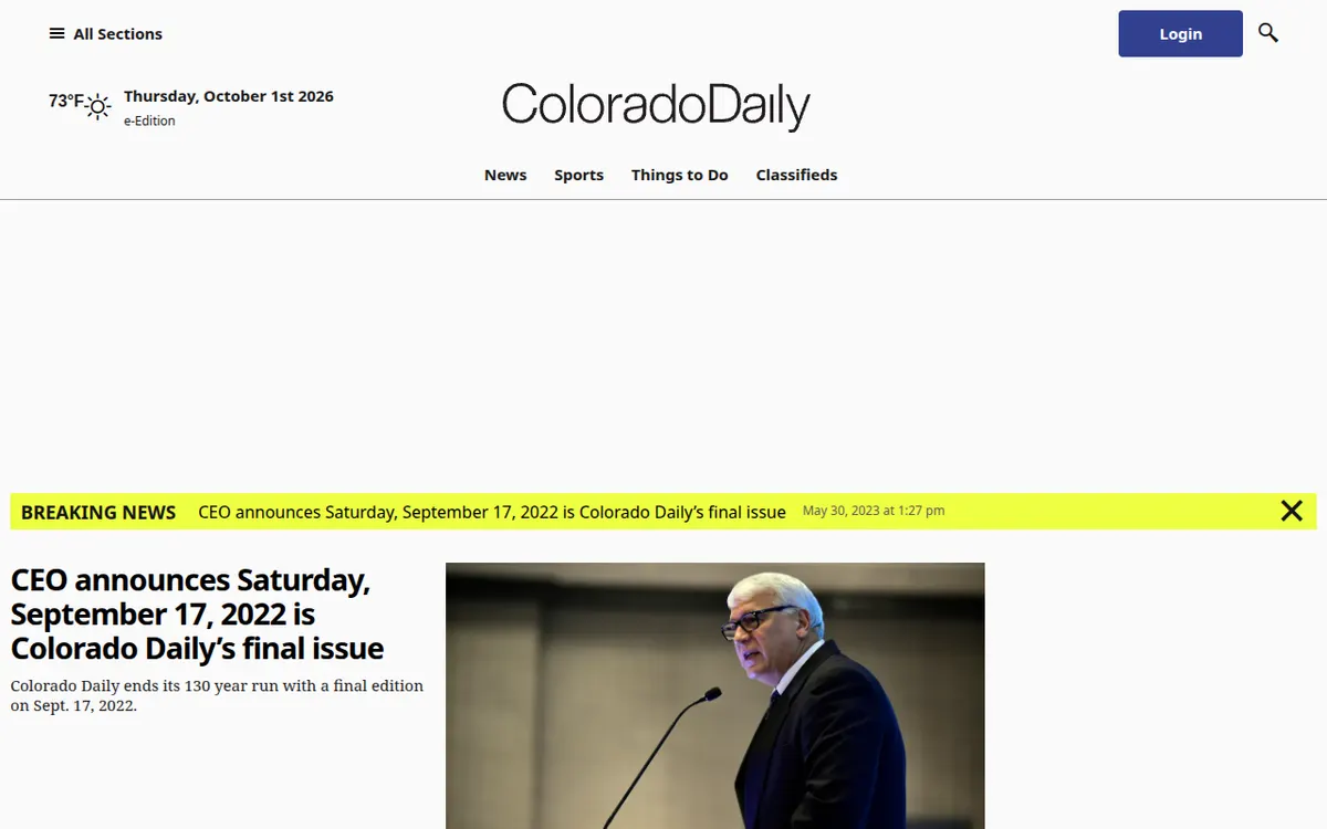 Visit the Colorado Daily website (opens in a new tab)