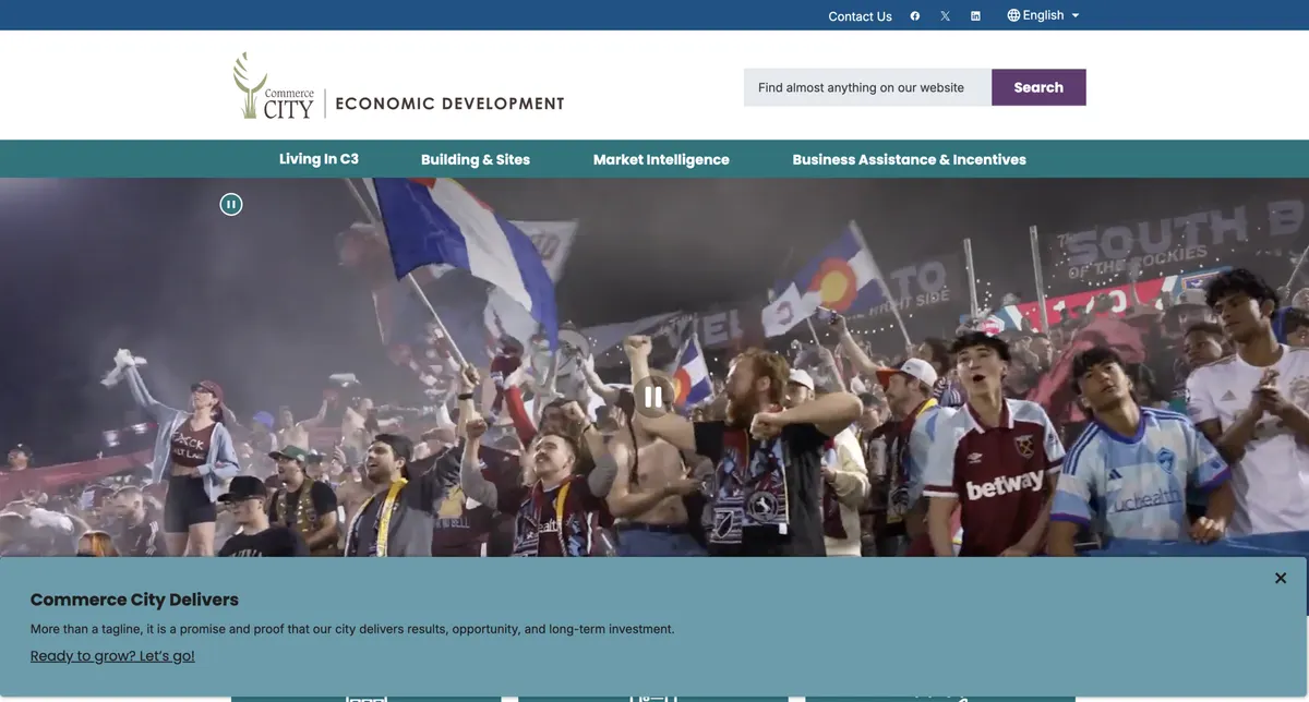 Visit the Commerce City Economic Development website (opens in a new tab)