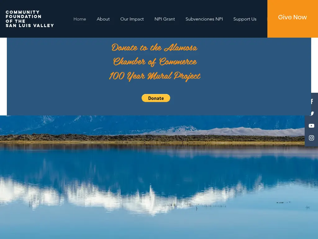 Visit the Community Foundation of the San Luis Valley (CFSLV) website (opens in a new tab)