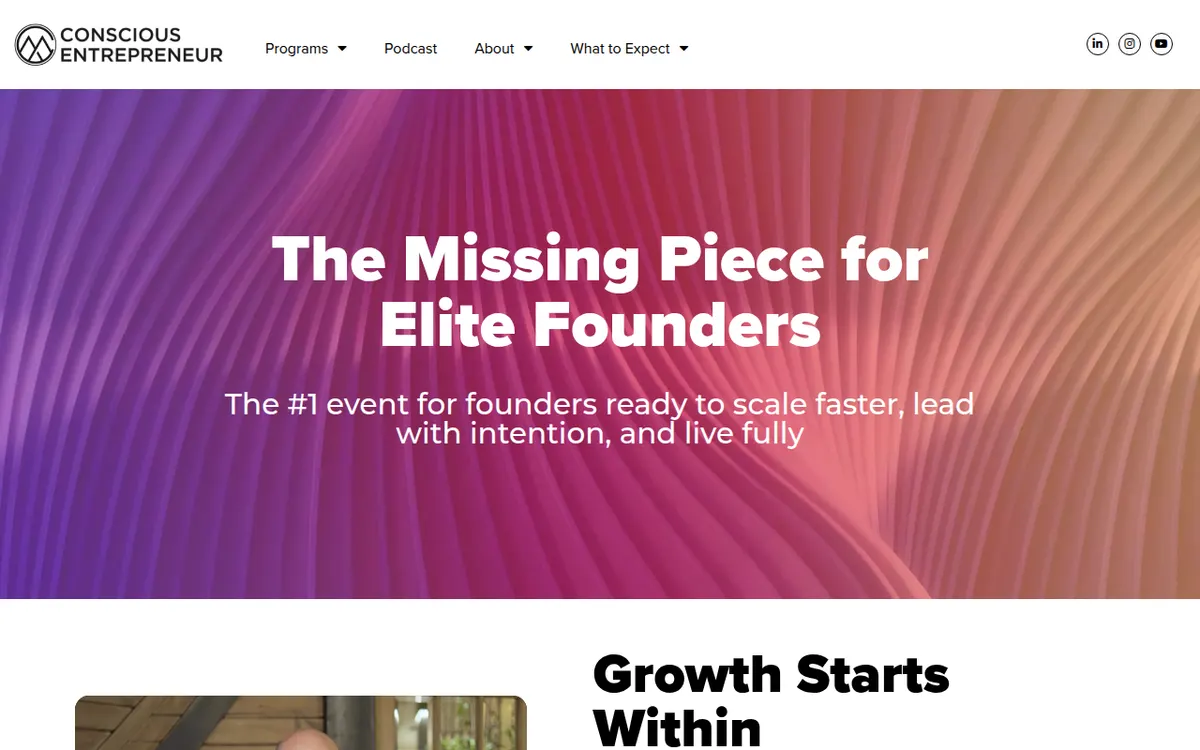 Visit the Conscious Entrepreneur Summit website (opens in a new tab)