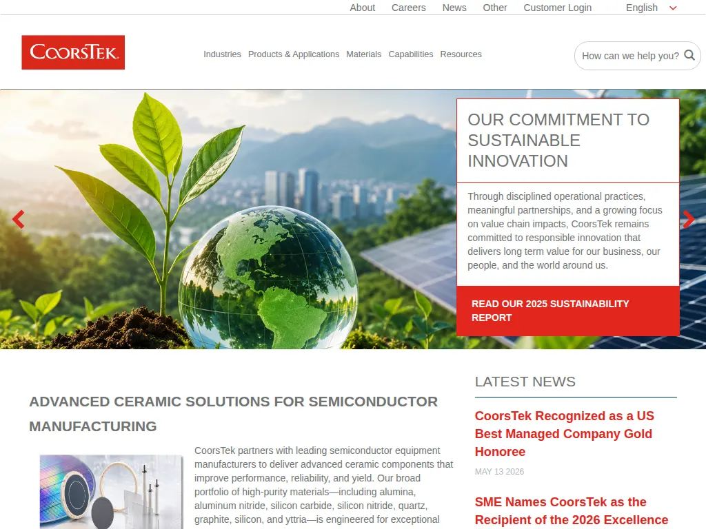 Visit the CoorsTek website (opens in a new tab)