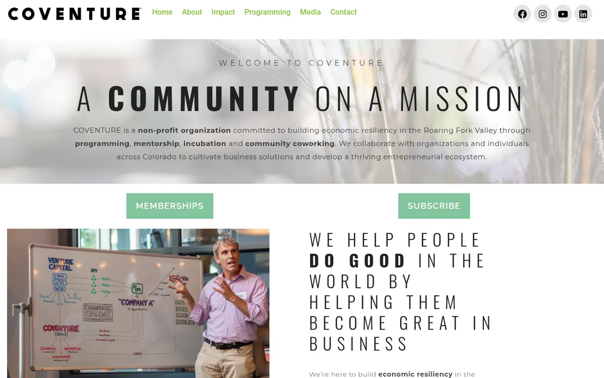 Visit the COVENTURE website (opens in a new tab)