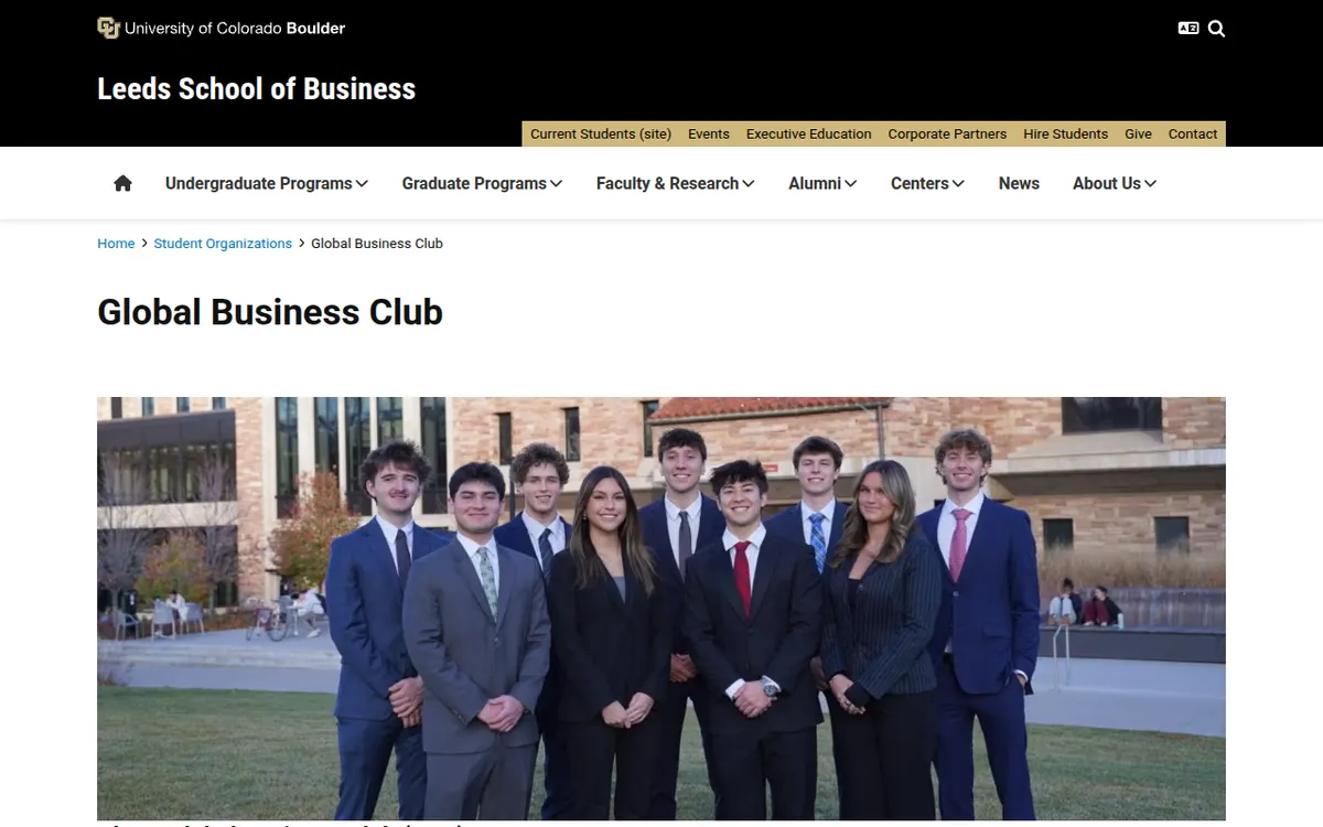 Visit the CU Boulder Global Business Club (GBC) website (opens in a new tab)