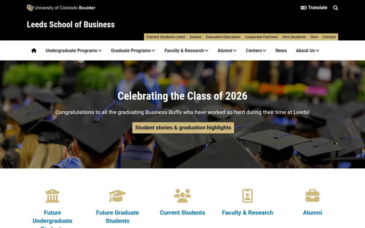 Visit the CU Boulder Leeds School of Business website (opens in a new tab)