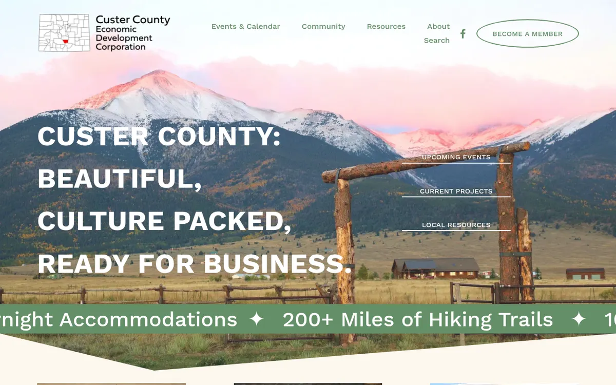 Visit the Custer County Economic Development Corporation (CCEDC) website (opens in a new tab)
