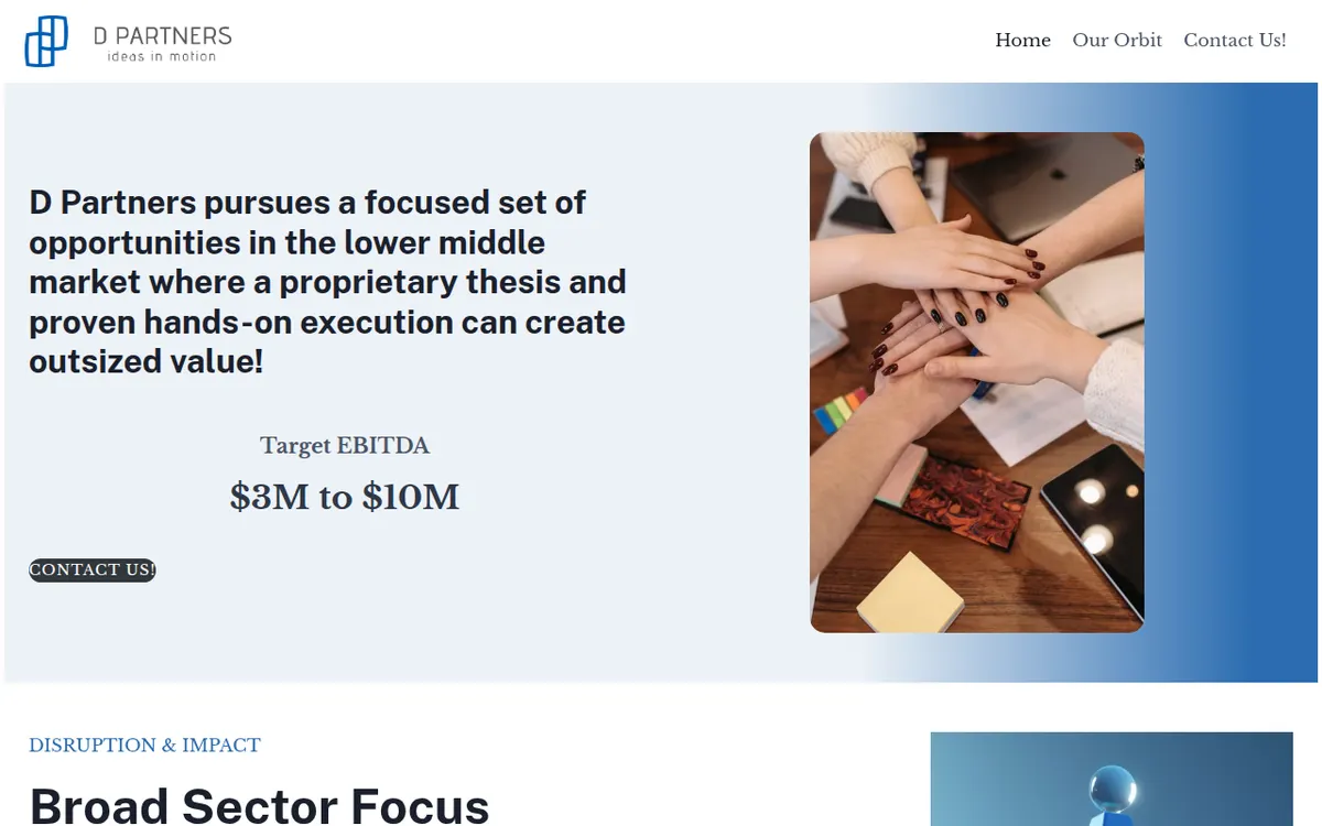 Visit the D Partners website (opens in a new tab)