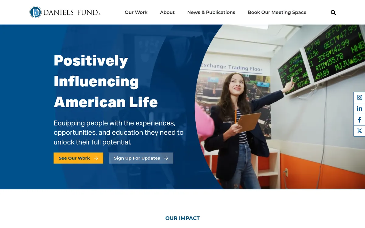 Visit the Daniels Fund website (opens in a new tab)