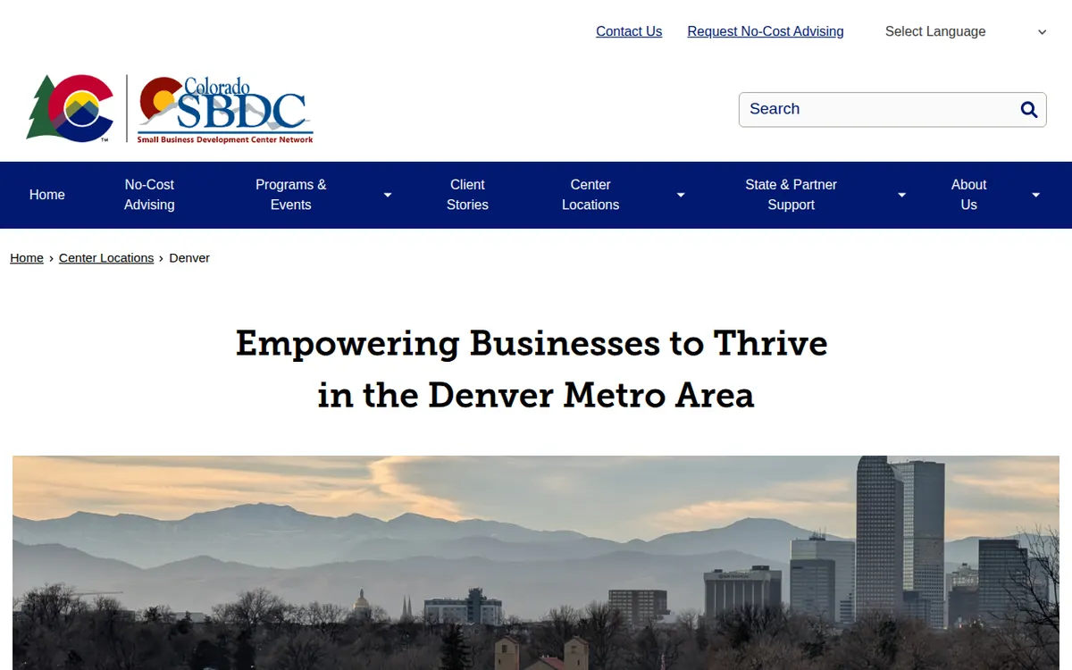 Visit the Denver Metro SBDC website (opens in a new tab)