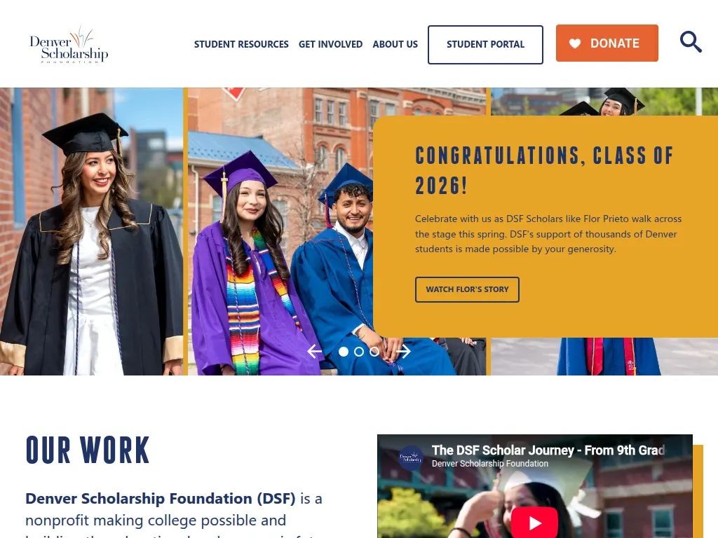 Visit the Denver Scholarship Foundation website (opens in a new tab)