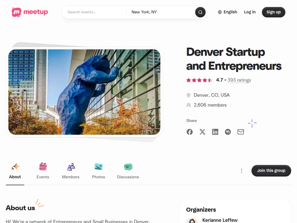 Visit the Denver Startup and Entrepreneurs website (opens in a new tab)