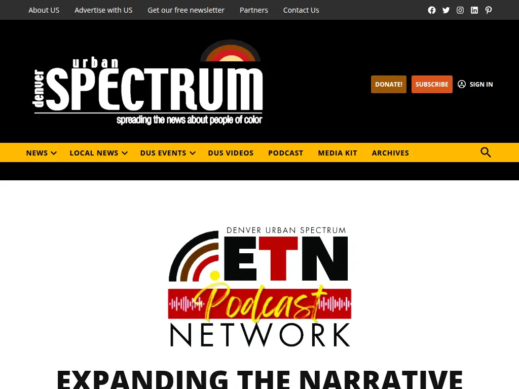Visit the Denver Urban Spectrum Podcast website (opens in a new tab)