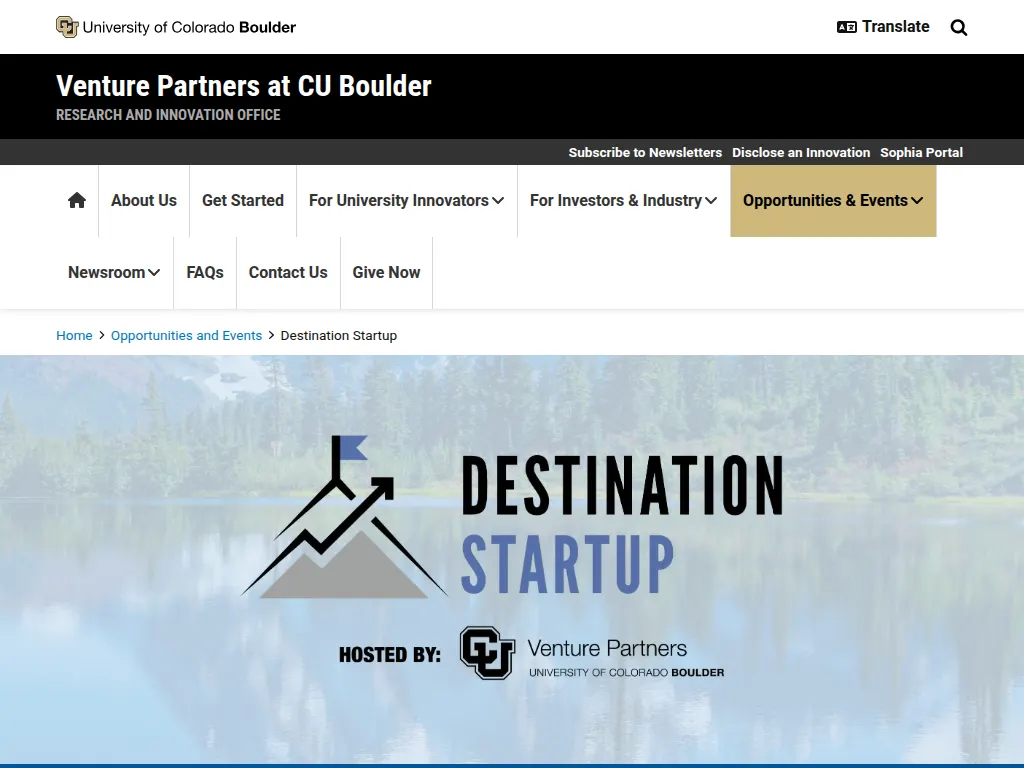 Visit the Destination Startup website (opens in a new tab)