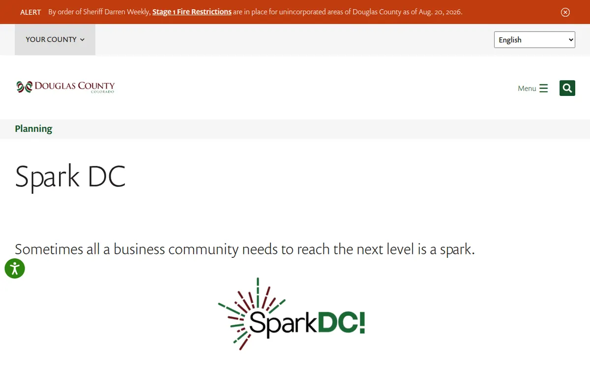Visit the Douglas County Spark DC website (opens in a new tab)