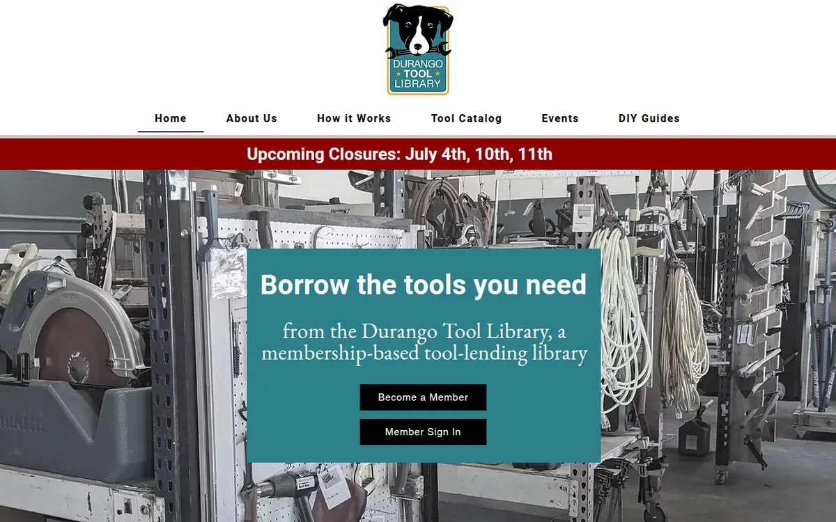 Visit the Durango Tool Library website (opens in a new tab)