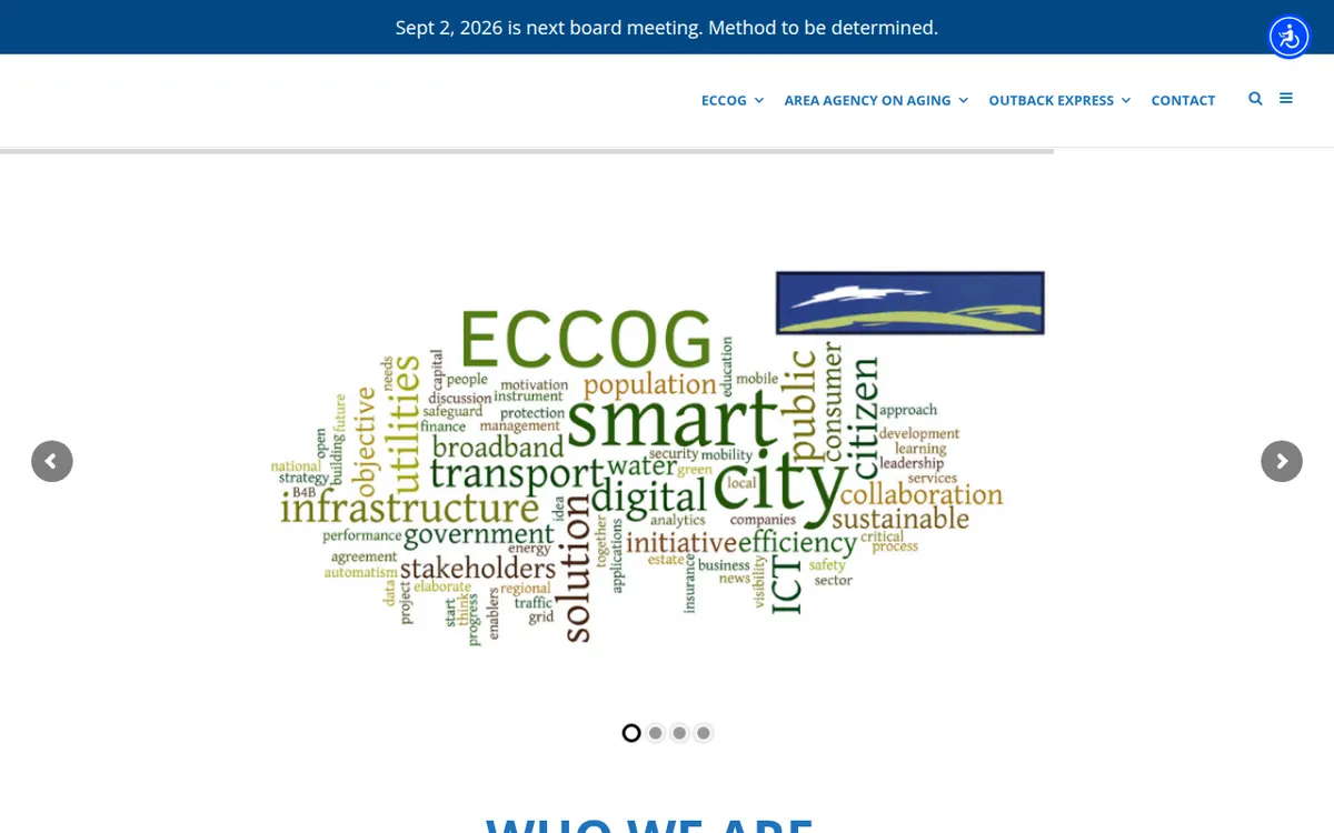 Visit the East Central Council of Local Governments (ECCOG) website (opens in a new tab)