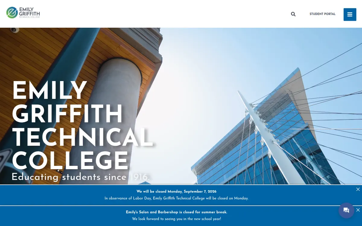 Visit the Emily Griffith Technical College website (opens in a new tab)