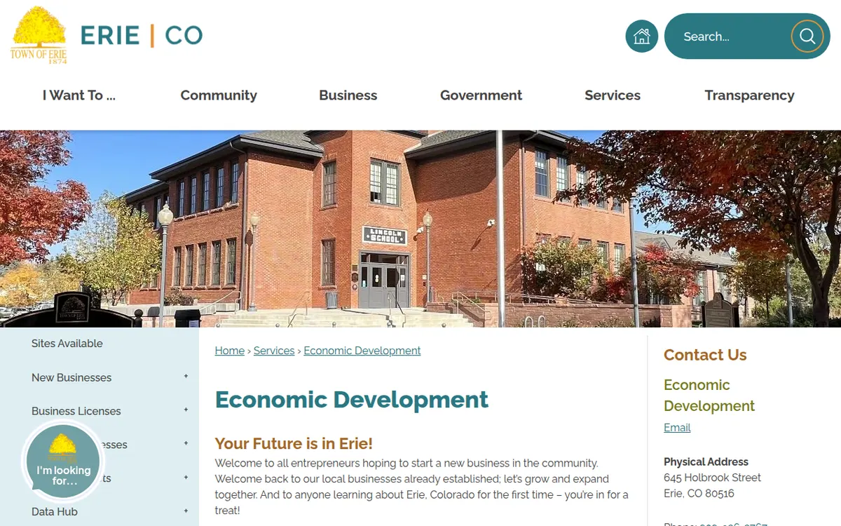 Visit the Erie Economic Development website (opens in a new tab)