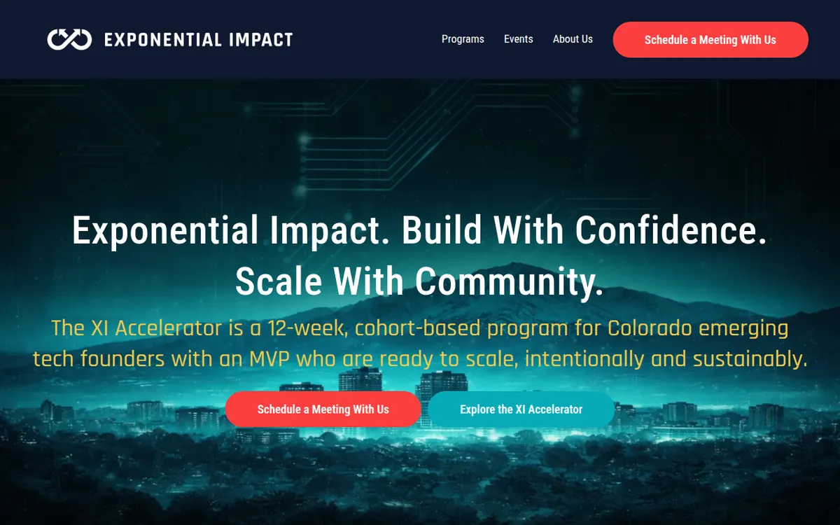 Visit the Exponential Impact (XI) website (opens in a new tab)
