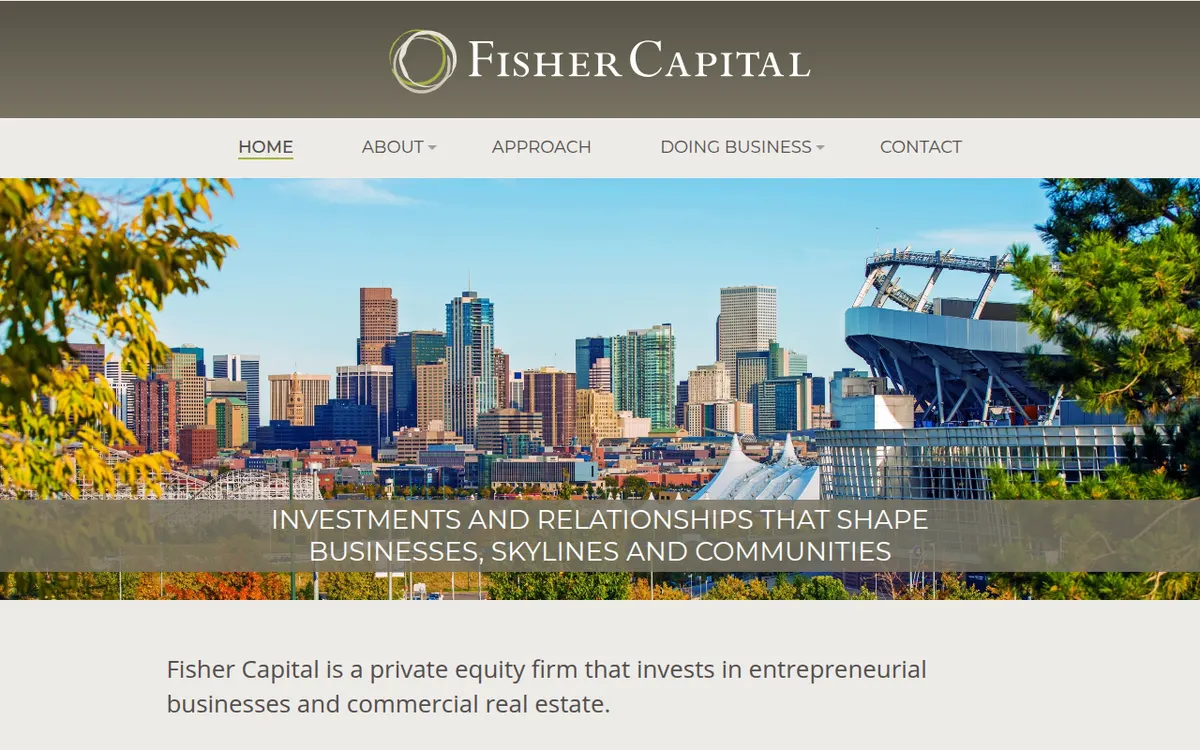 Visit the Fisher Capital website (opens in a new tab)