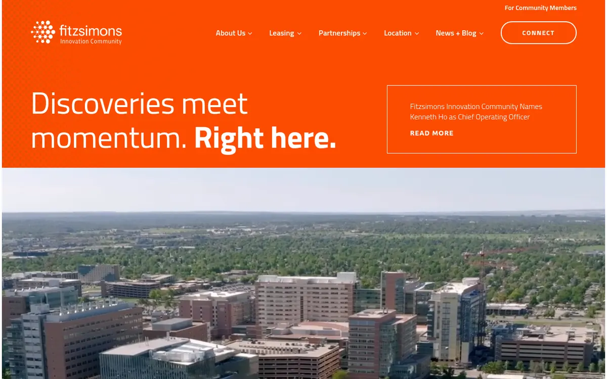 Visit the Fitzsimons Innovation Community website (opens in a new tab)