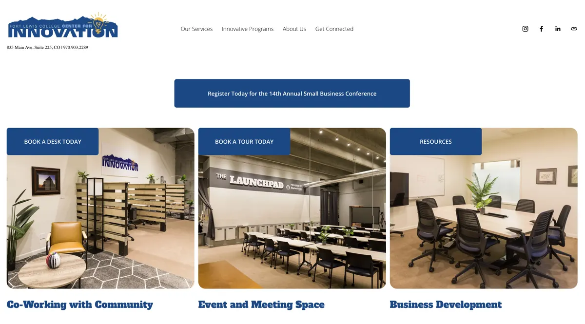 Visit the FLC Center for Innovation website (opens in a new tab)