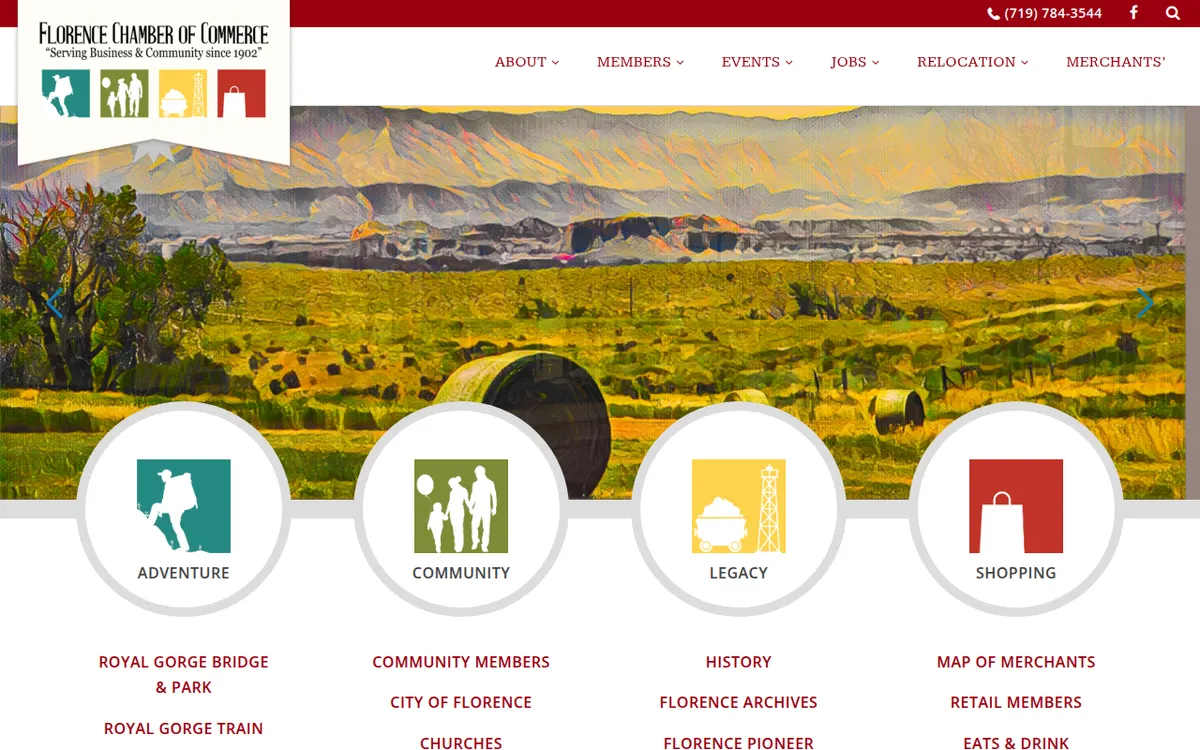 Visit the Florence Chamber of Commerce (FCOC) website (opens in a new tab)