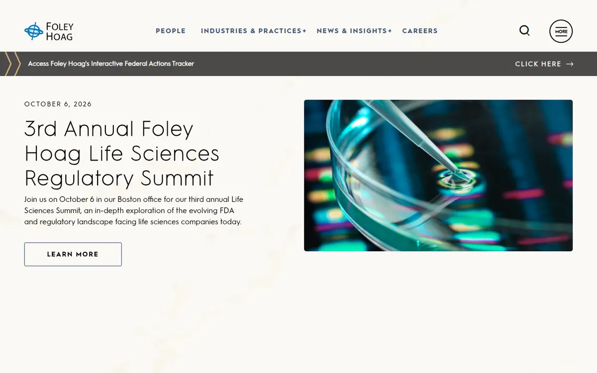 Visit the Foley Hoag LLP website (opens in a new tab)